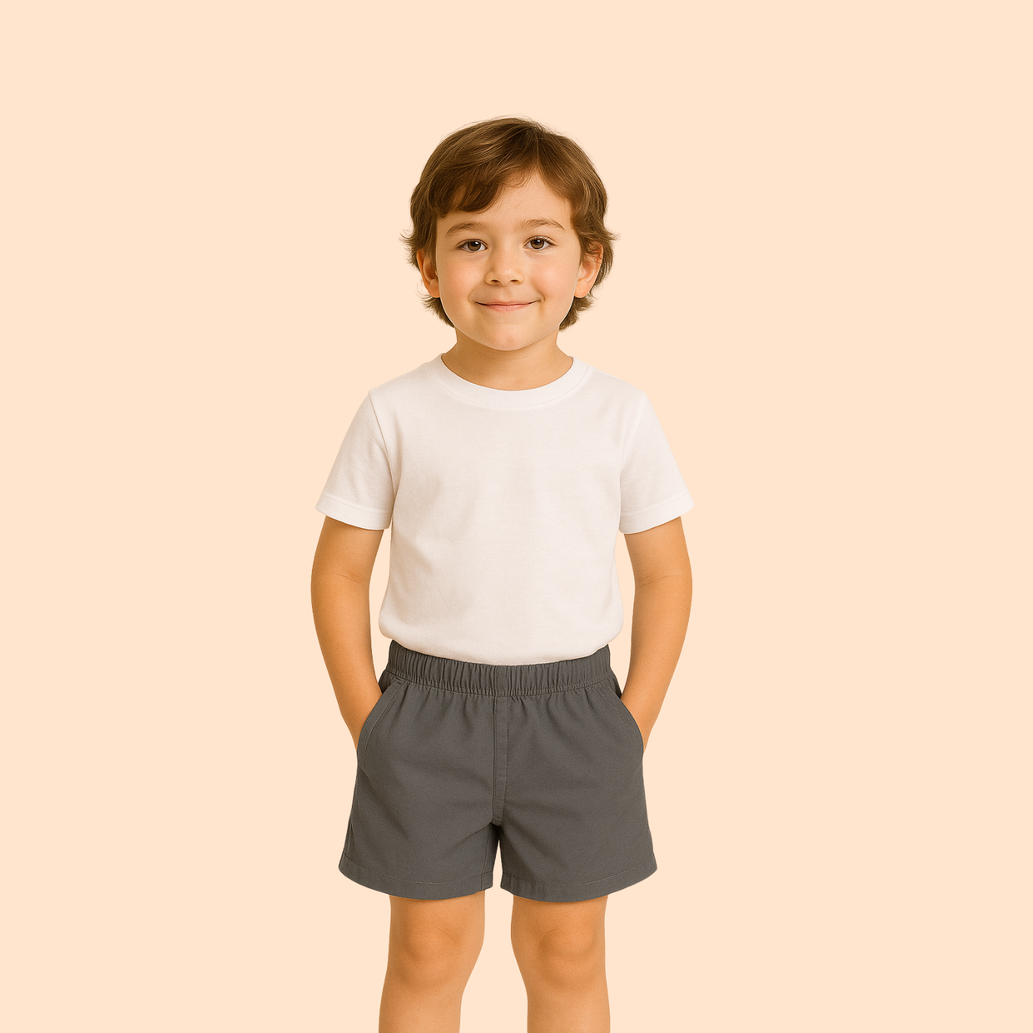 Bermuda Short Tactel Infantil com Bolso