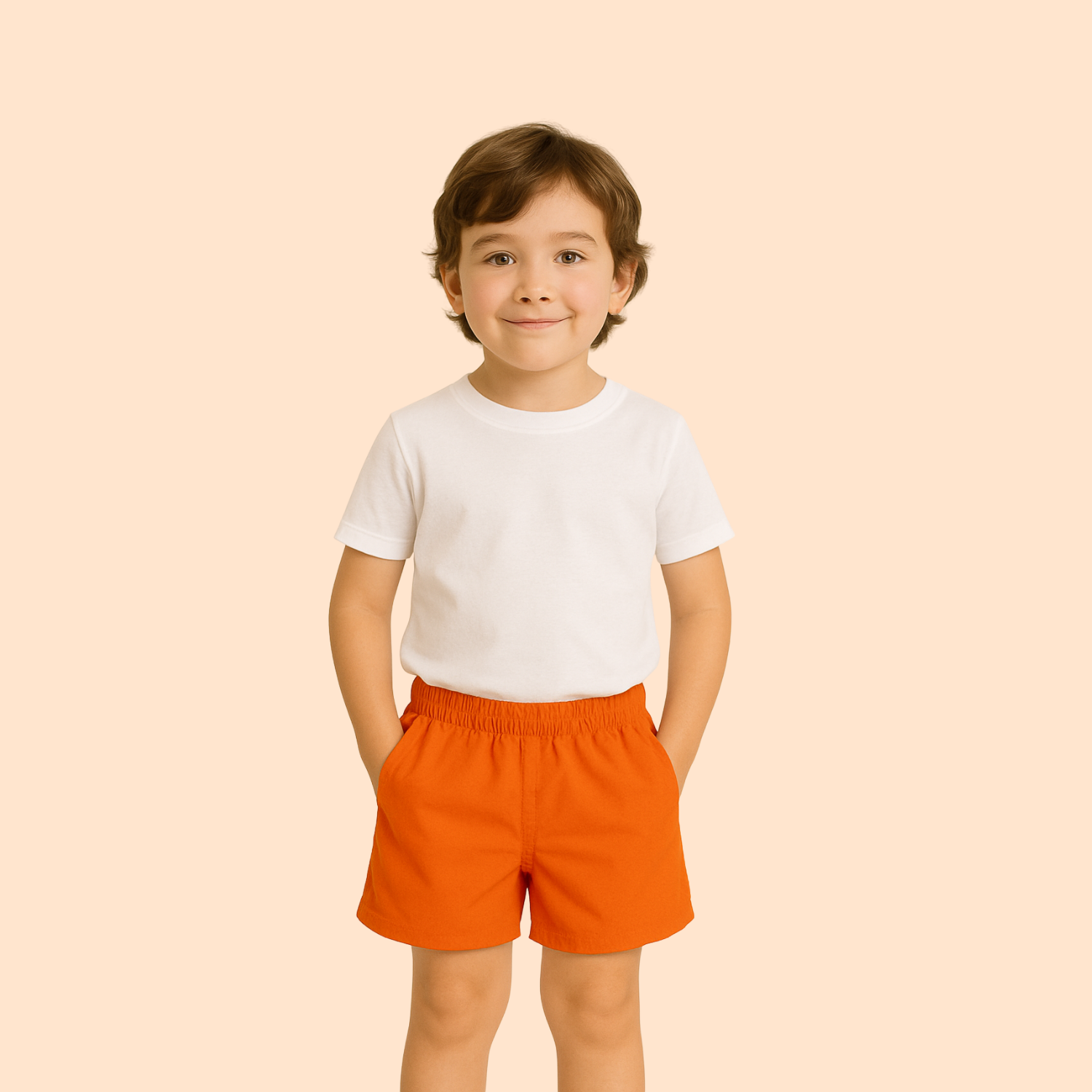 Bermuda Short Tactel Infantil com Bolso