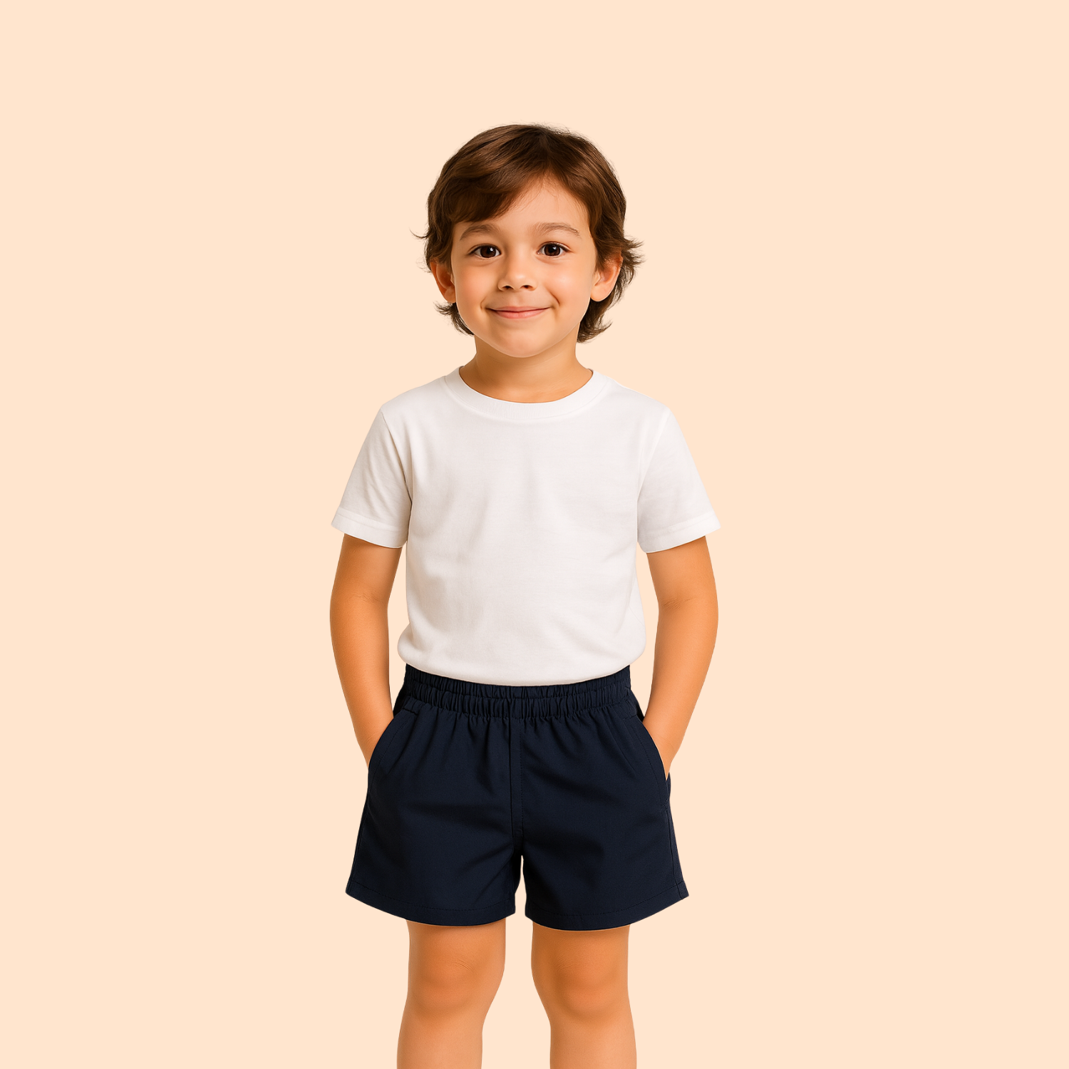 Bermuda Short Tactel Infantil com Bolso