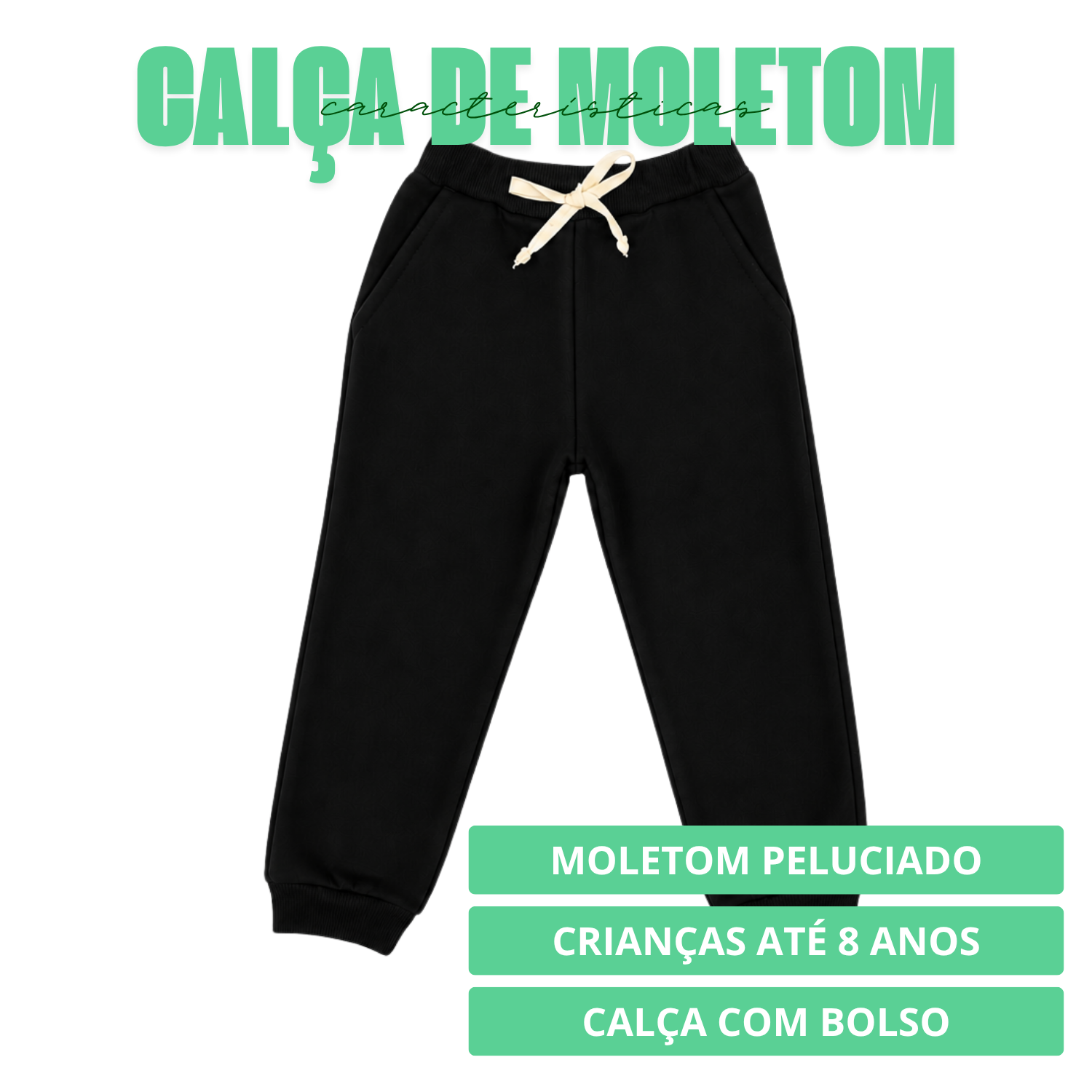 Calça de Moletom Infantil