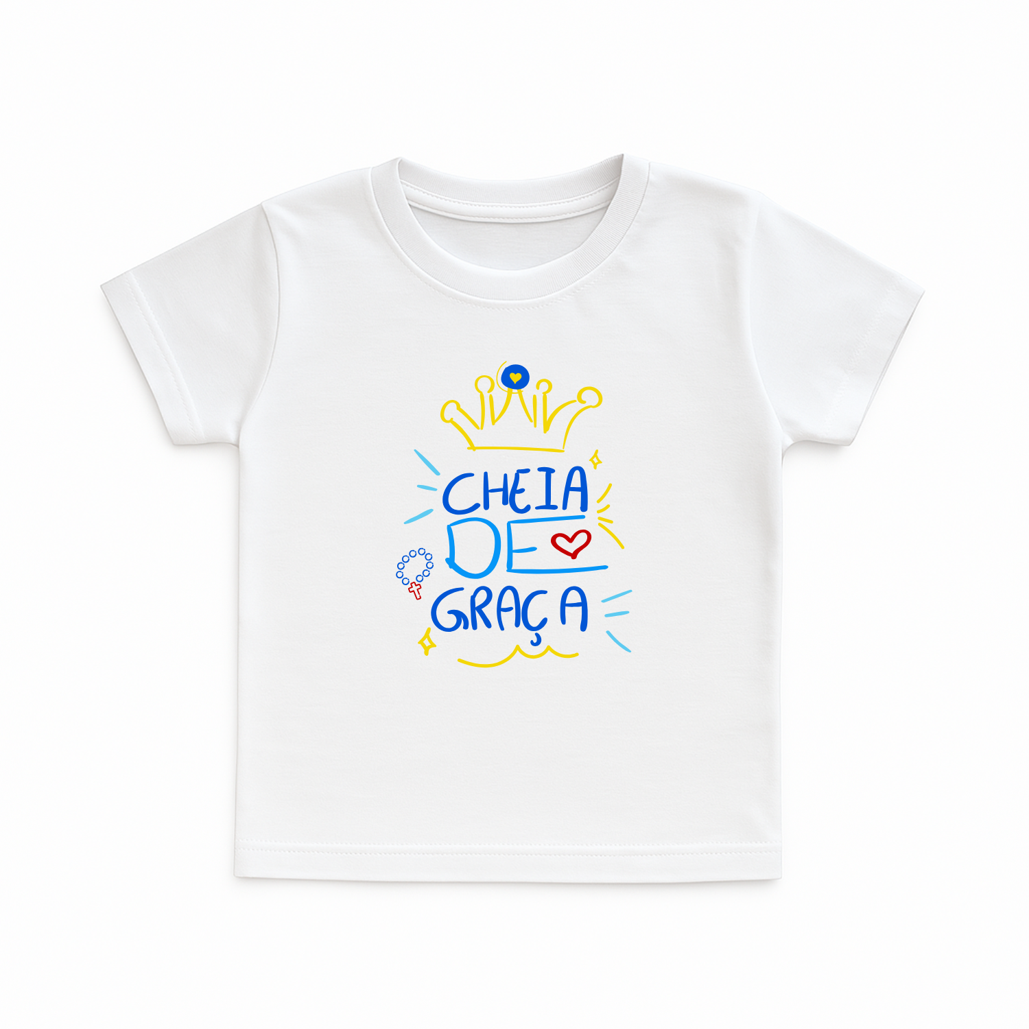 Camiseta Cristã Infantil - Cheia de Graça