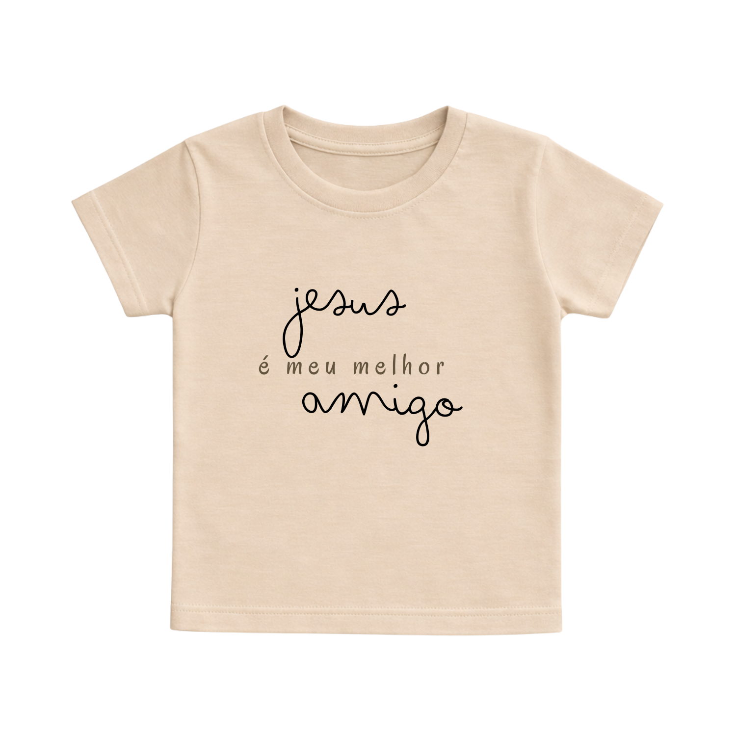 Camiseta Cristã Infantil - Jesus Melhor Amigo