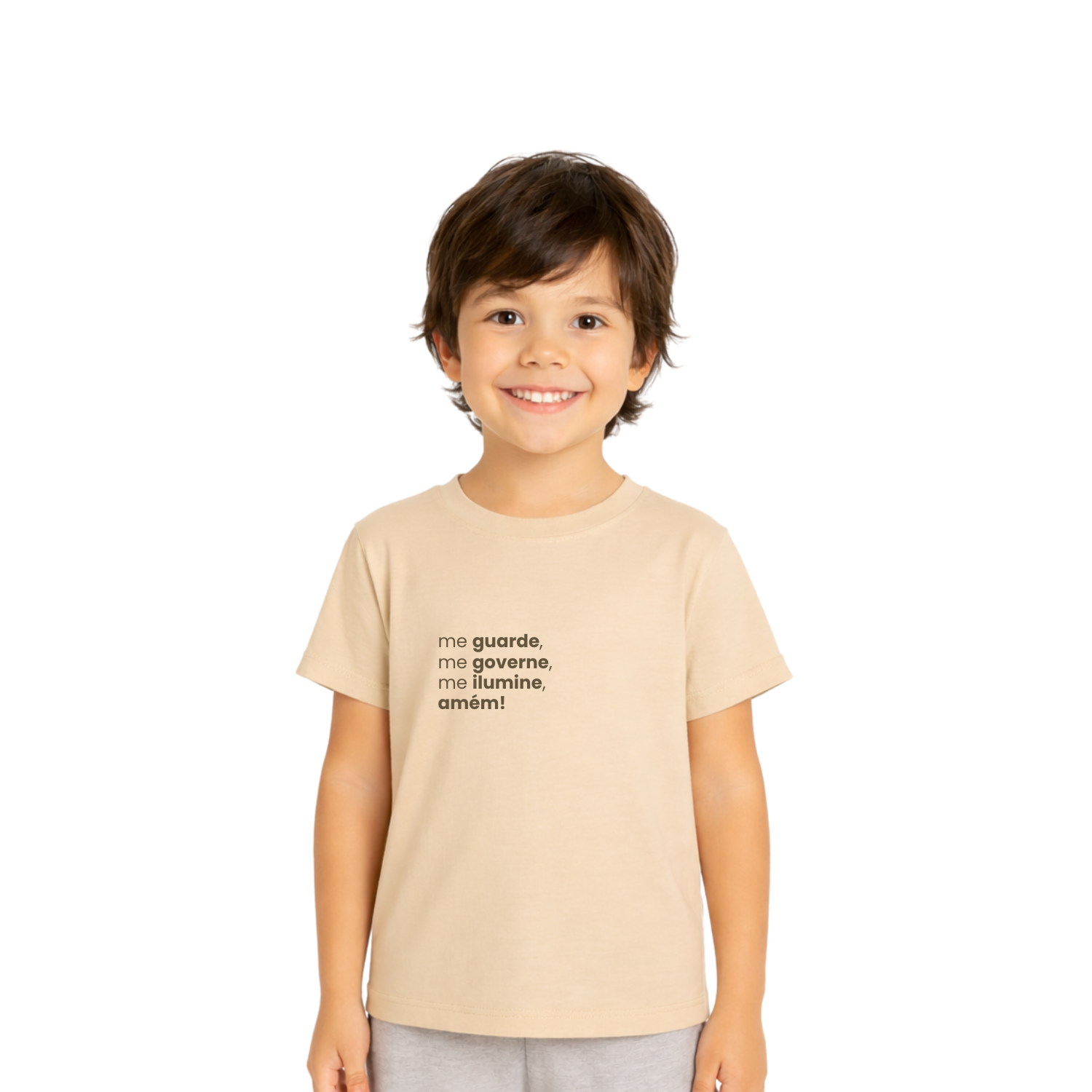 Camiseta Cristã Infantil - Me guarde