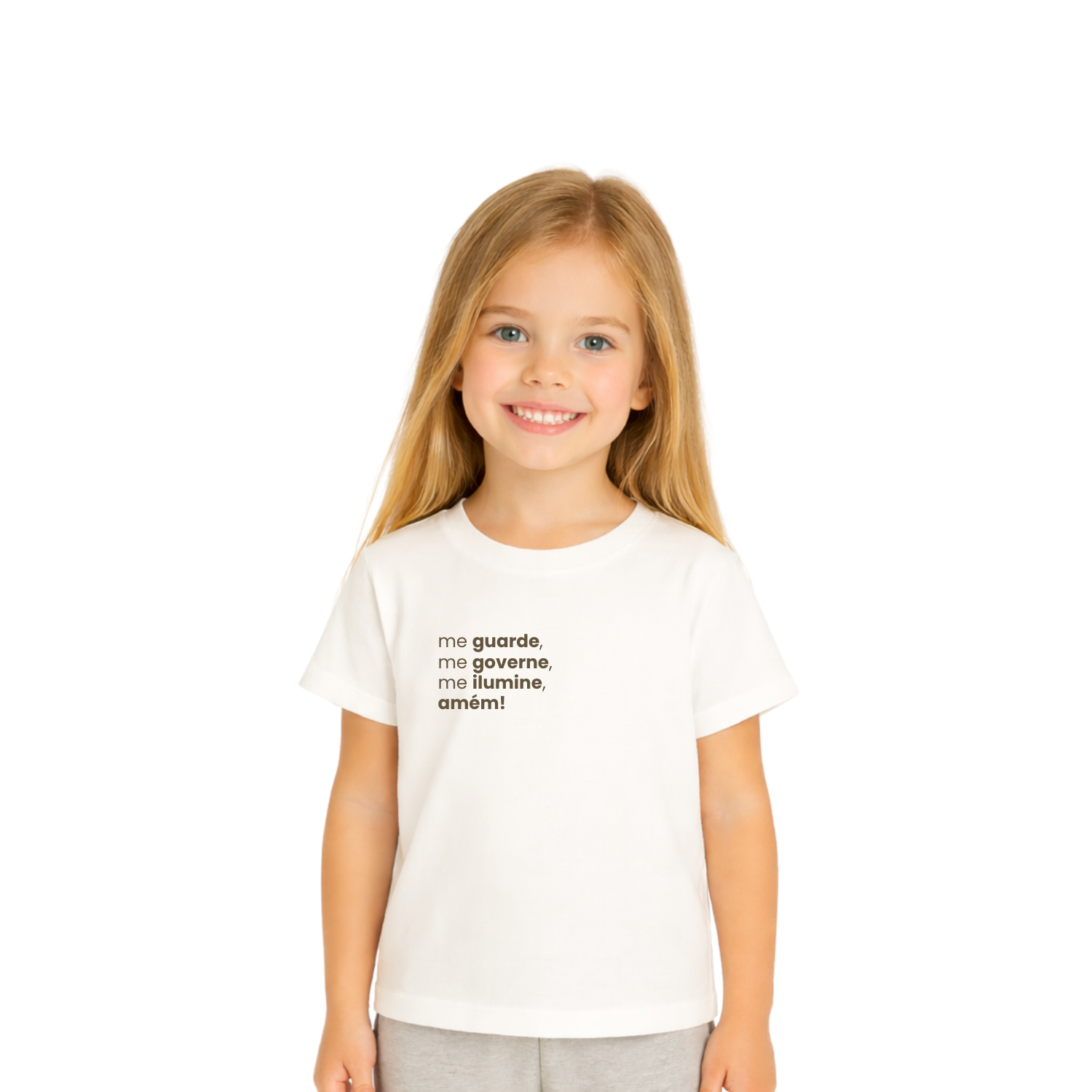 Camiseta Cristã Infantil - Me guarde