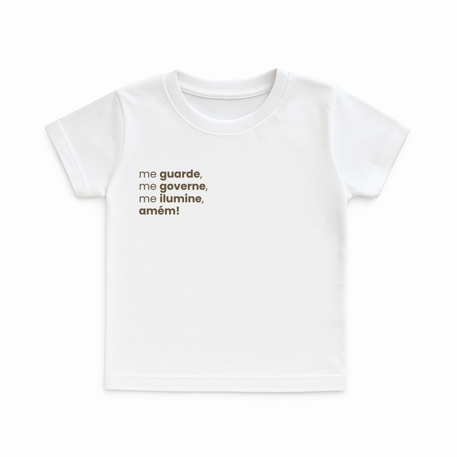 Camiseta Cristã Infantil - Me guarde