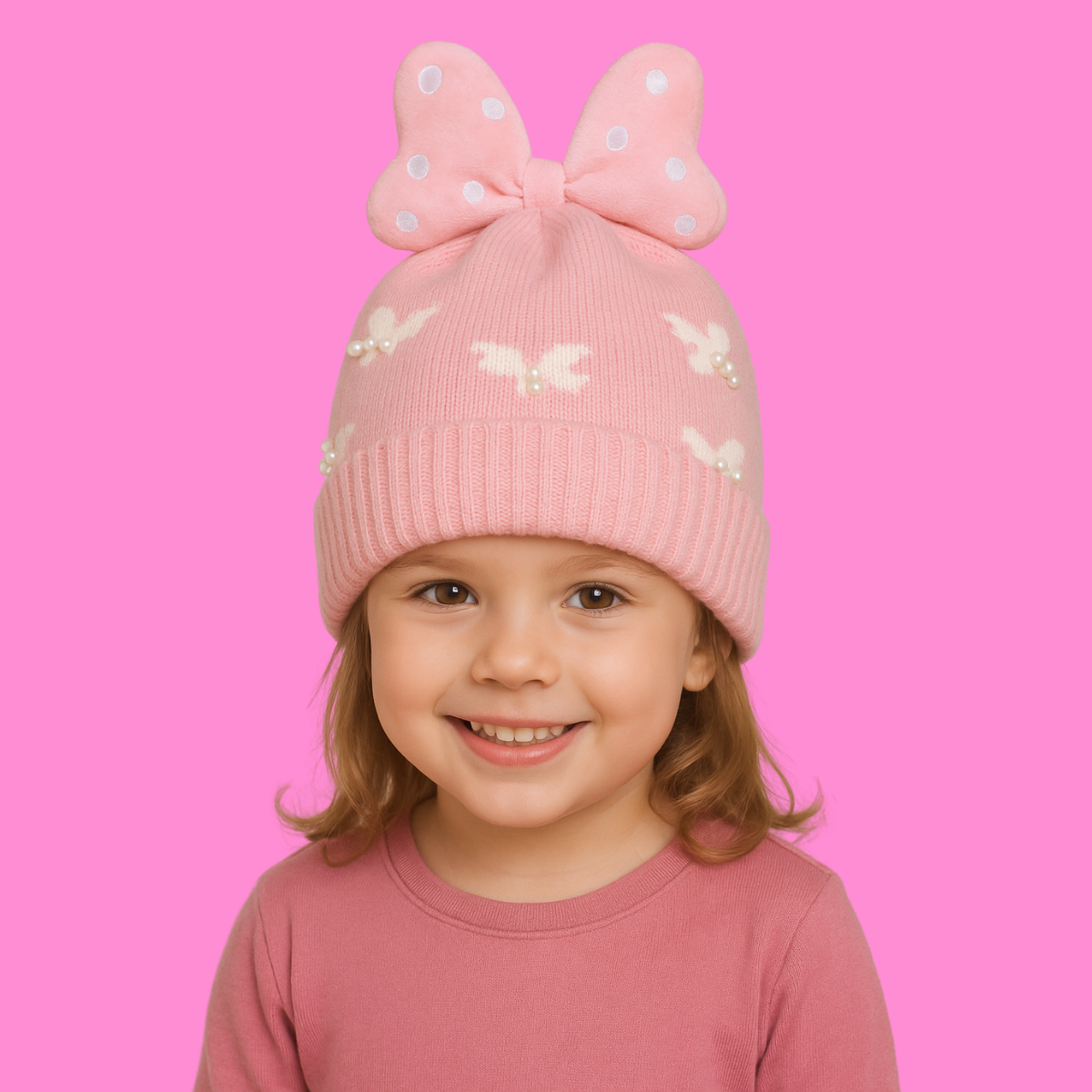 Gorro Touca Minnie Infantil