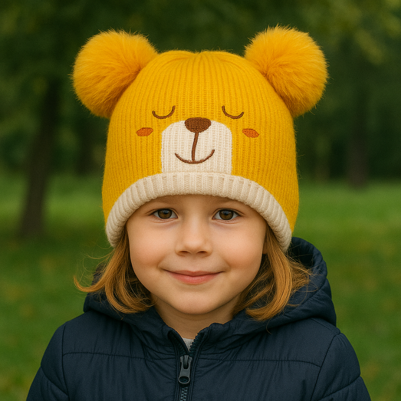 Gorro Touca Urso Infantil