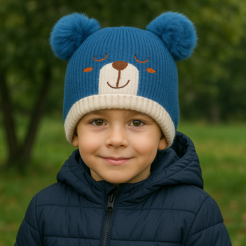 Gorro Touca Urso Infantil
