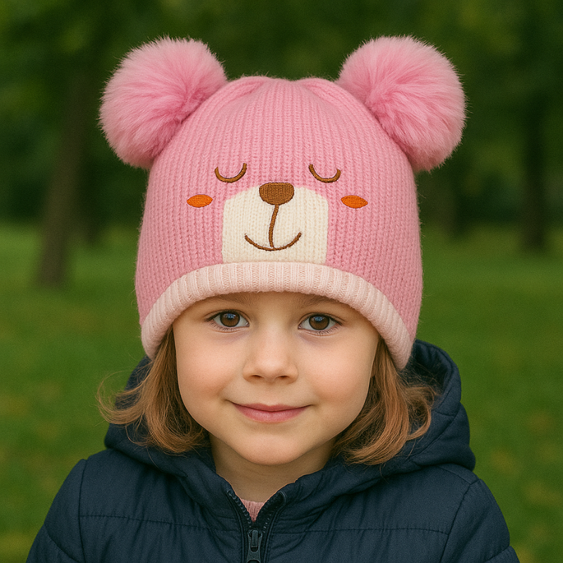 Gorro Touca Urso Infantil